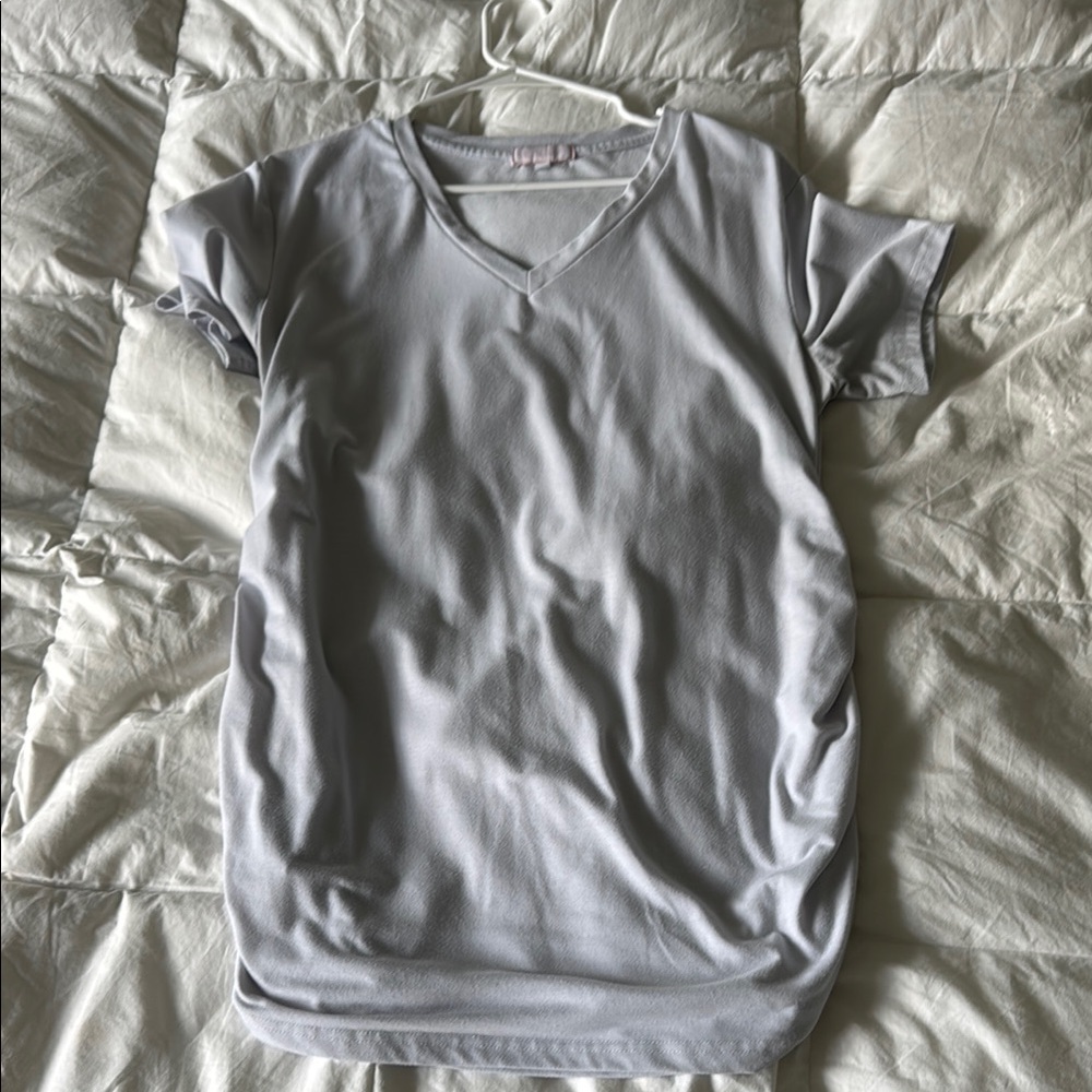 White Fitted Short Sleeve T-Shirt